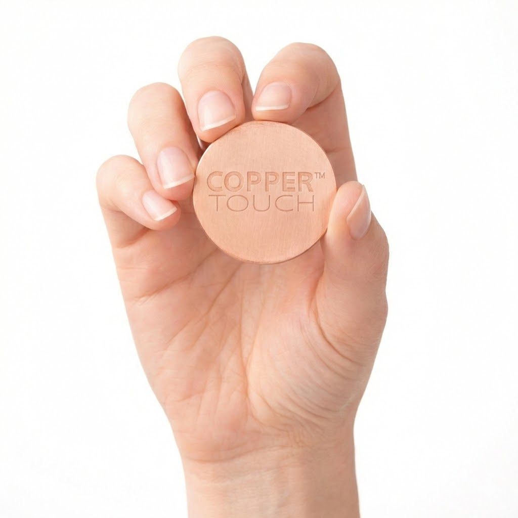 Two hands, one with a watch, clasped together, suggesting connection and support.