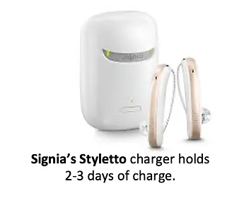 Signia's Styletto Charger — Helena, MT — Hearing Solutions of Mtll