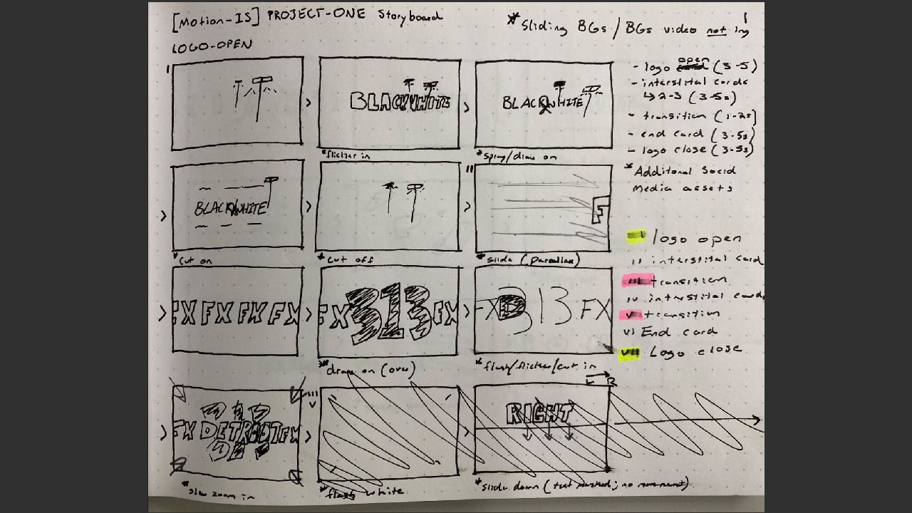 Black&White Storyboard 1