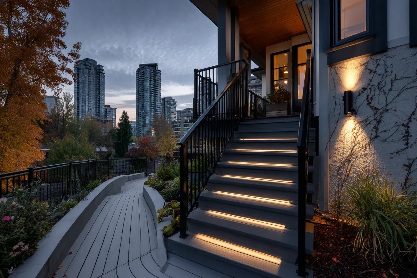 Deck Builders Vancouver BC Providing Pressure Treated Deck Construction, Composite Deck Installation, And Structural Deck Framing Vancouver. Deck Upgrades With Aluminum Railings, Cable Rail Systems, And Stair Lighting Fixtures. Vancouver Deck Contractors Delivering High Quality Deck Building Services.
Vancouver Patio And Deck Builders Offering Backyard Deck Construction, Patio Installation, And Outdoor Living Space Design Vancouver BC. Deck And Patio Remodeling With Composite Materials, Stone Pavers, And Garden Integration Features. Professional Vancouver Contractors Delivering Complete Outdoor Renovation Solutions.
Deck Renovations Vancouver Featuring Deck Replacement, Deck Repair, And Deck Resurfacing Vancouver BC. Deck Upgrades With Waterproof Membranes, Composite Deck Boards, And Modern Railings. Vancouver Deck Builders Delivering High-End Deck Renovation Services.
Patio Builders Vancouver BC Specializing In Backyard Patio Construction, Interlocking Paver Installation, And Stone Patio Design Vancouver. Patio Remodeling With Fire Pit Features, Seating Walls, And Outdoor Lighting Systems. Vancouver Patio Contractors Delivering Functional Outdoor Spaces.