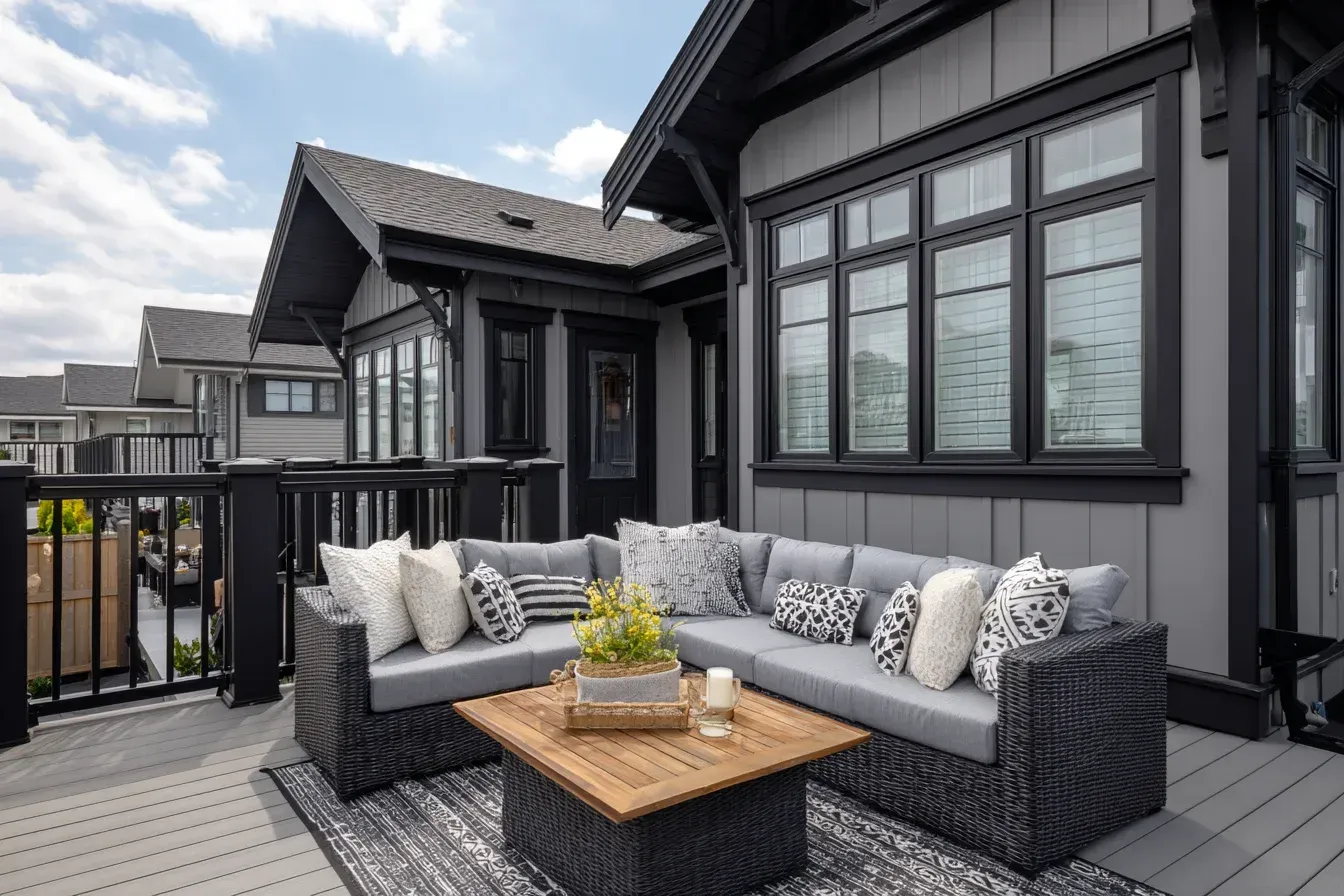 Patio And Deck Builders Vancouver Featuring Backyard Deck Construction, Patio Installation, And Outdoor Living Design Vancouver BC. Deck And Patio Systems With Composite Boards, Stone Pavers, And Landscape Hardscape Integration. Trusted Vancouver Contractors Delivering Complete Outdoor Renovation Solutions.
Vancouver Deck Renovations Including Deck Replacement, Deck Resurfacing, And Structural Reinforcement Vancouver BC. Deck Upgrades With PVC Deck Boards, Waterproof Coatings, And Modern Glass Rail Systems. Professional Deck Builders Vancouver Delivering Long Lasting Deck Renovation Solutions.
Patio Construction Vancouver BC Featuring Interlocking Paver Installation, Concrete Patio Design, And Backyard Patio Remodeling Vancouver. Outdoor Spaces With Drainage Solutions, Fire Features, And Seating Areas Designed For Vancouver Weather. Vancouver Patio Contractors Delivering High-End Patio Construction Services.