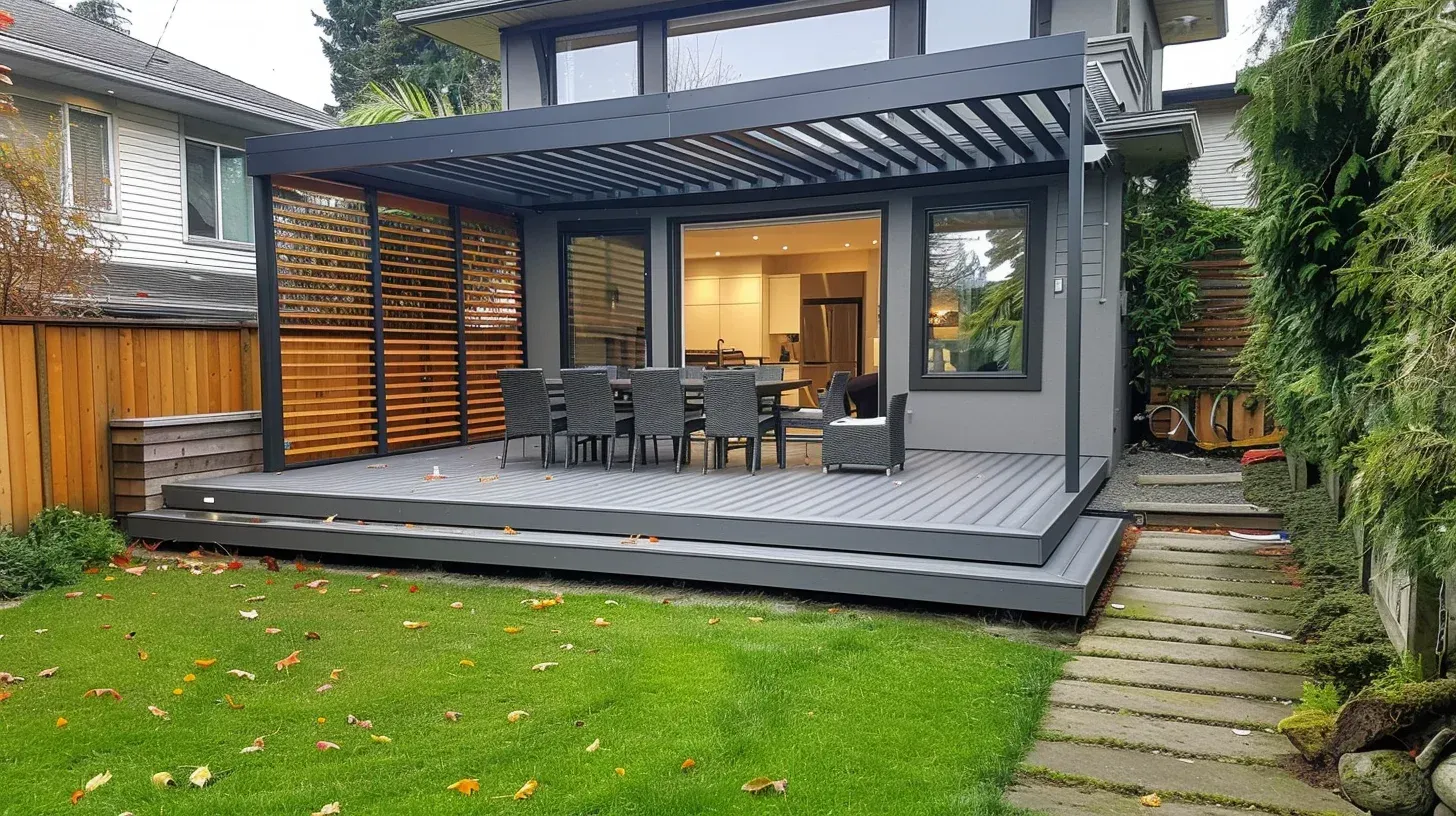 Vancouver Deck Renovations Including Deck Replacement, Deck Repair, And Deck Resurfacing Vancouver BC. Deck Upgrades With Waterproof Membranes, Composite Deck Boards, And Modern Railings. Vancouver Deck Builders Delivering High-End Deck Renovation Services.
Patio Builders Vancouver BC Specializing In Backyard Patio Installation, Stone Patio Construction, And Concrete Patio Design Vancouver. Patio Remodeling With Fire Features, Seating Walls, And Outdoor Lighting Systems. Vancouver Patio Contractors Delivering Functional And Stylish Patio Spaces.
Deck Construction Vancouver Featuring Elevated Deck Design, Composite Deck Installation, And Wood Deck Framing Vancouver BC. Deck Remodeling With Built-In Seating, Glass Railings, And Lighting Integration. Vancouver Deck Builders Delivering Custom Outdoor Deck Solutions.
Vancouver Patio Installation Services Including Interlocking Stone Patio Construction, Concrete Patio Design, And Backyard Patio Remodeling Vancouver BC. Outdoor Spaces With Fire Pits, Seating Areas, And Landscape Integration. Professional Vancouver Patio Contractors Delivering Premium Patio Solutions.