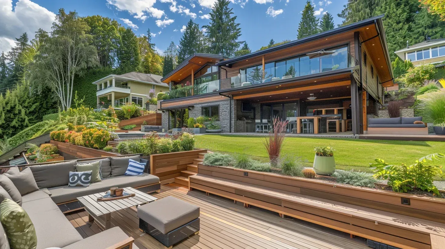 Deck Construction Vancouver Featuring Elevated Deck Design, Composite Deck Installation, And Wood Deck Framing Vancouver BC. Deck Remodeling With Built-In Seating, Glass Railings, And Lighting Integration. Vancouver Deck Builders Delivering Custom Outdoor Deck Solutions.
Vancouver Patio Installation Services Including Interlocking Stone Patio Construction, Concrete Patio Design, And Backyard Patio Remodeling Vancouver BC. Outdoor Spaces With Fire Pits, Seating Areas, And Landscape Integration. Professional Vancouver Patio Contractors Delivering Premium Patio Solutions.
Custom Deck Builders Vancouver BC Providing Composite Deck Installation, Cedar Deck Construction, And Pressure Treated Deck Framing Vancouver. Deck Remodeling With Pergolas, Lighting Systems, And Privacy Screens. Vancouver Deck Contractors Delivering High Quality Deck Construction Services.
Patio And Deck Builders Vancouver Featuring Backyard Patio Installation, Deck Construction, And Outdoor Living Design Vancouver BC. Deck And Patio Remodeling With Composite Materials, Stone Pavers, And Retaining Walls. Vancouver Contractors Delivering Complete Outdoor Renovation Projects.