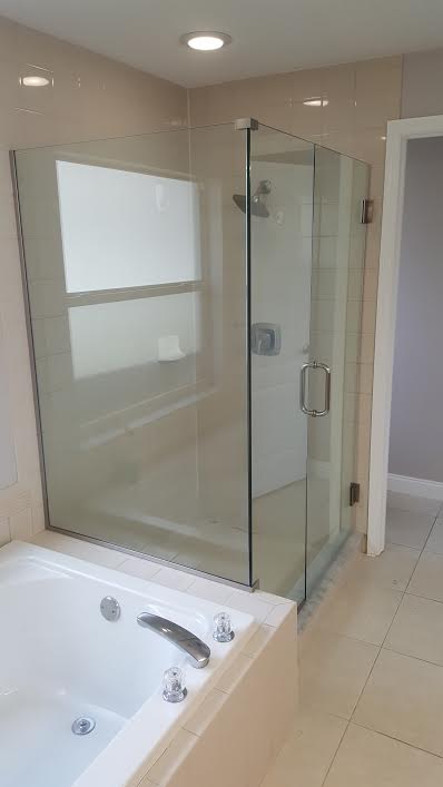 90° SHOWER 092616 — Glass and Mirror in Tarpon Springs, FL