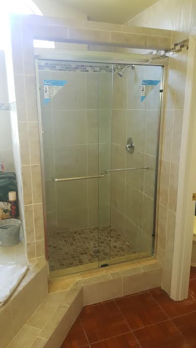 BYPASS SHOWER 092616 — Glass and Mirror in Tarpon Springs, FL