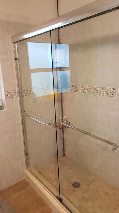BYPASS SHOWER CHROME 110916 — Glass and Mirror in Tarpon Springs, FL