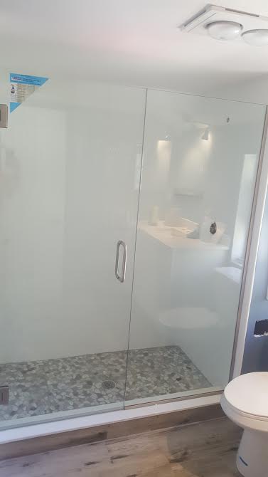 FRAMELESS DOOR AND PANEL 022817 — Glass and Mirror in Tarpon Springs, FL