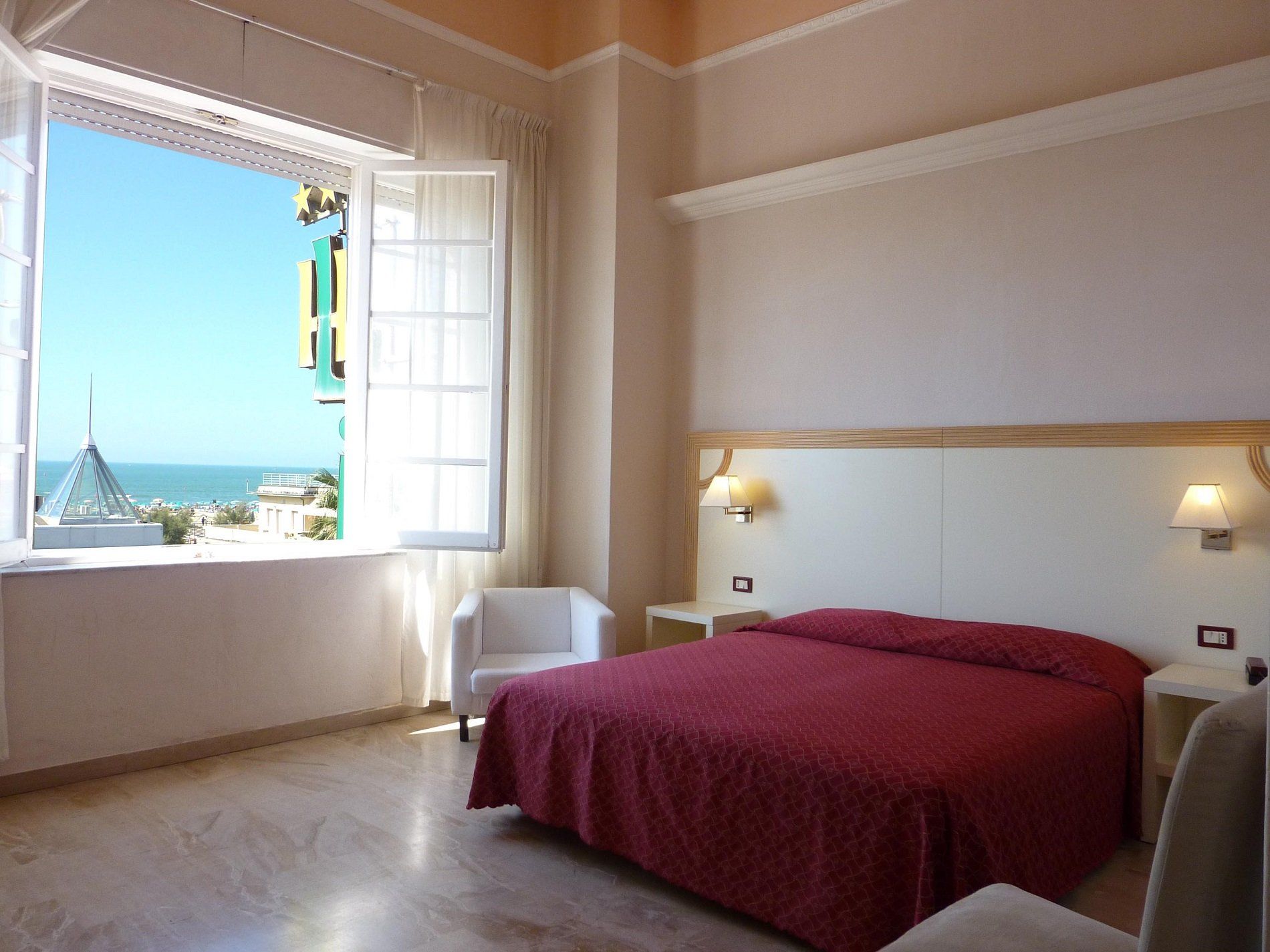 room with sea view