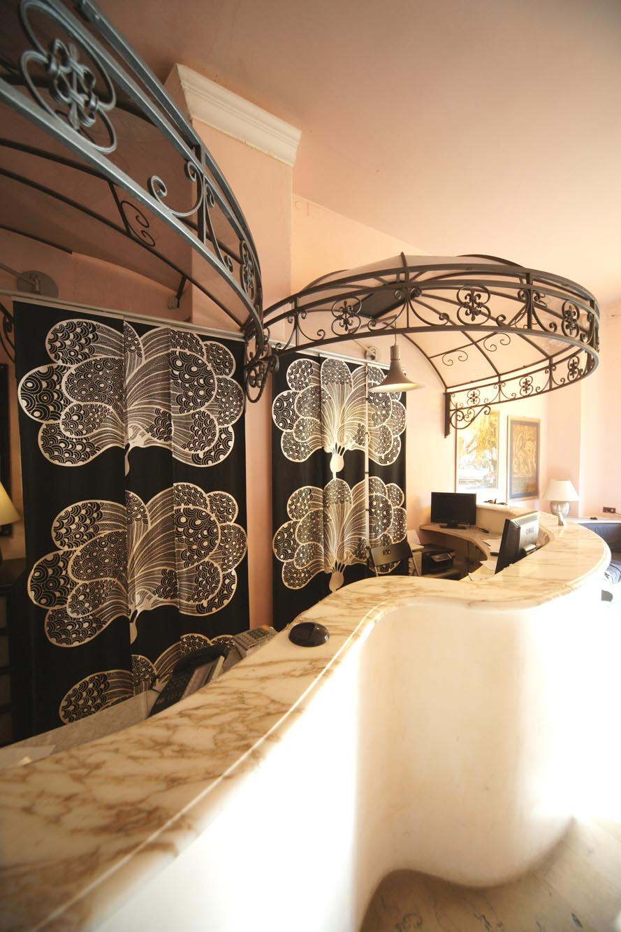 art noveau hotel balcony