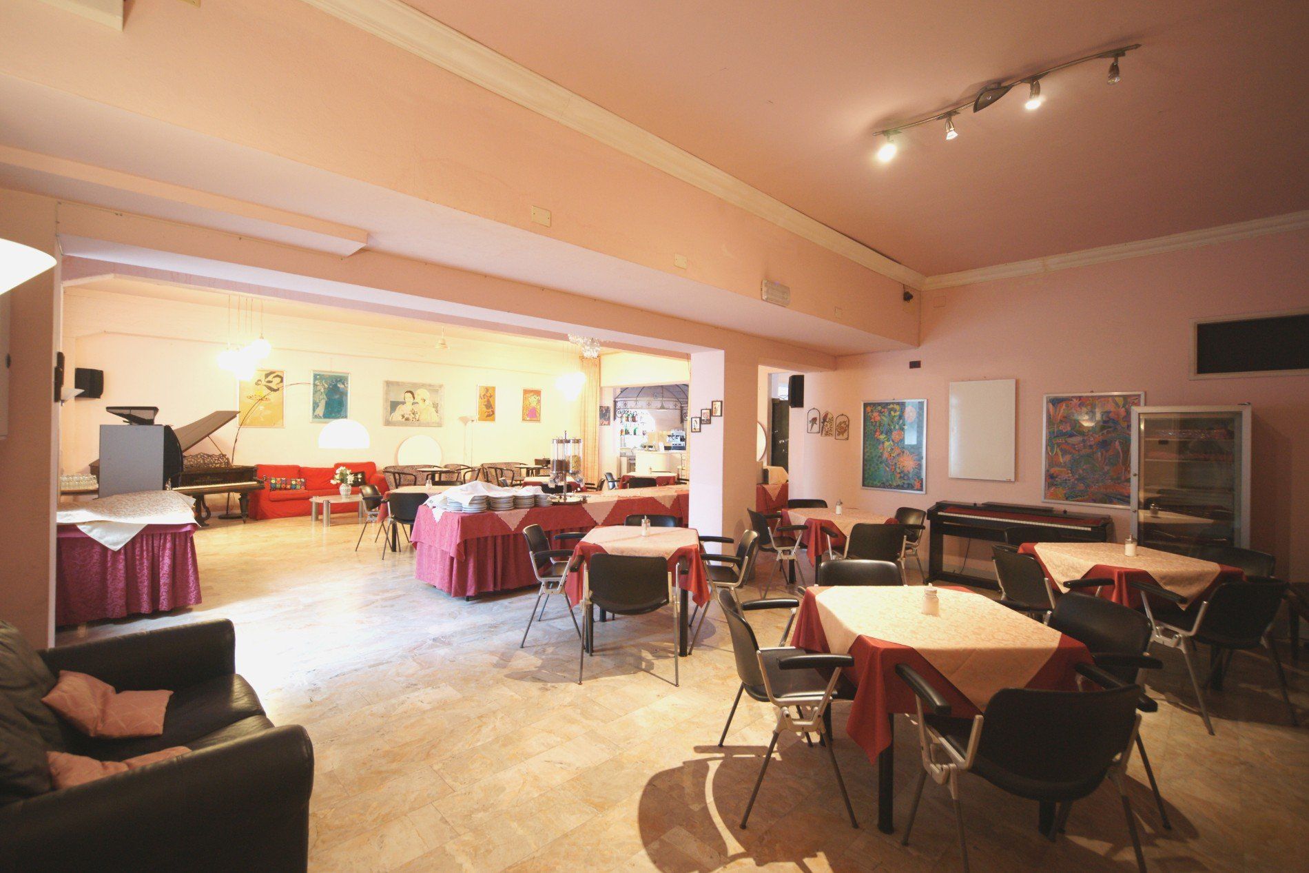 art noveau hotel dining hall