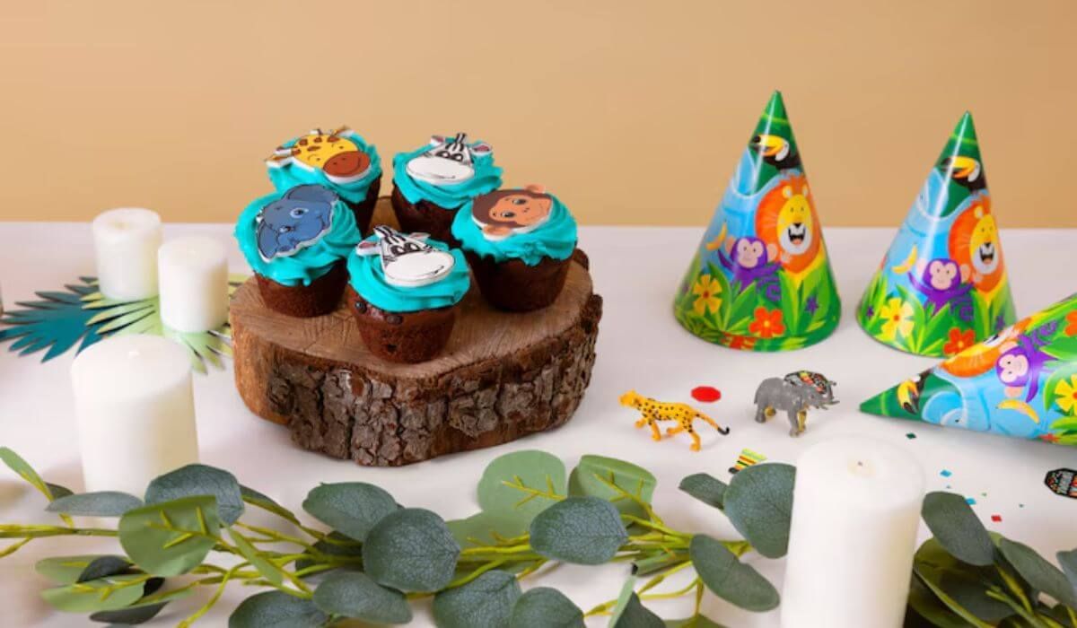 Birthday party food display for kids
