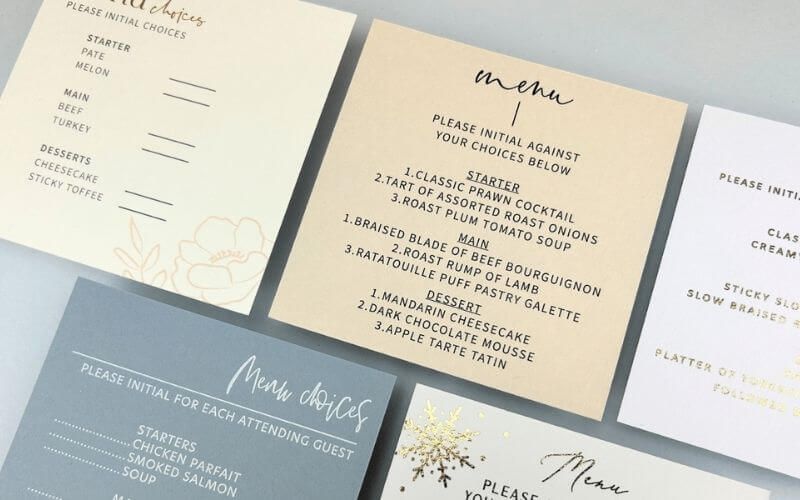 Key Considerations for Your Wedding Menu
