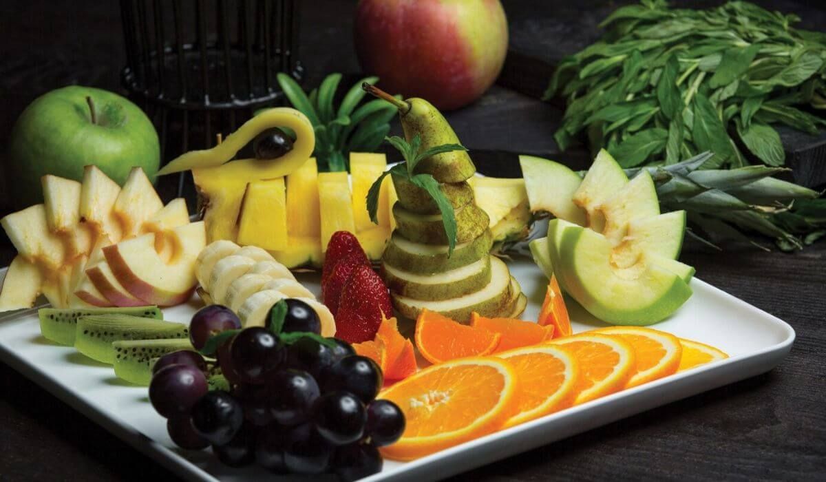 Fresh fruit catering selection