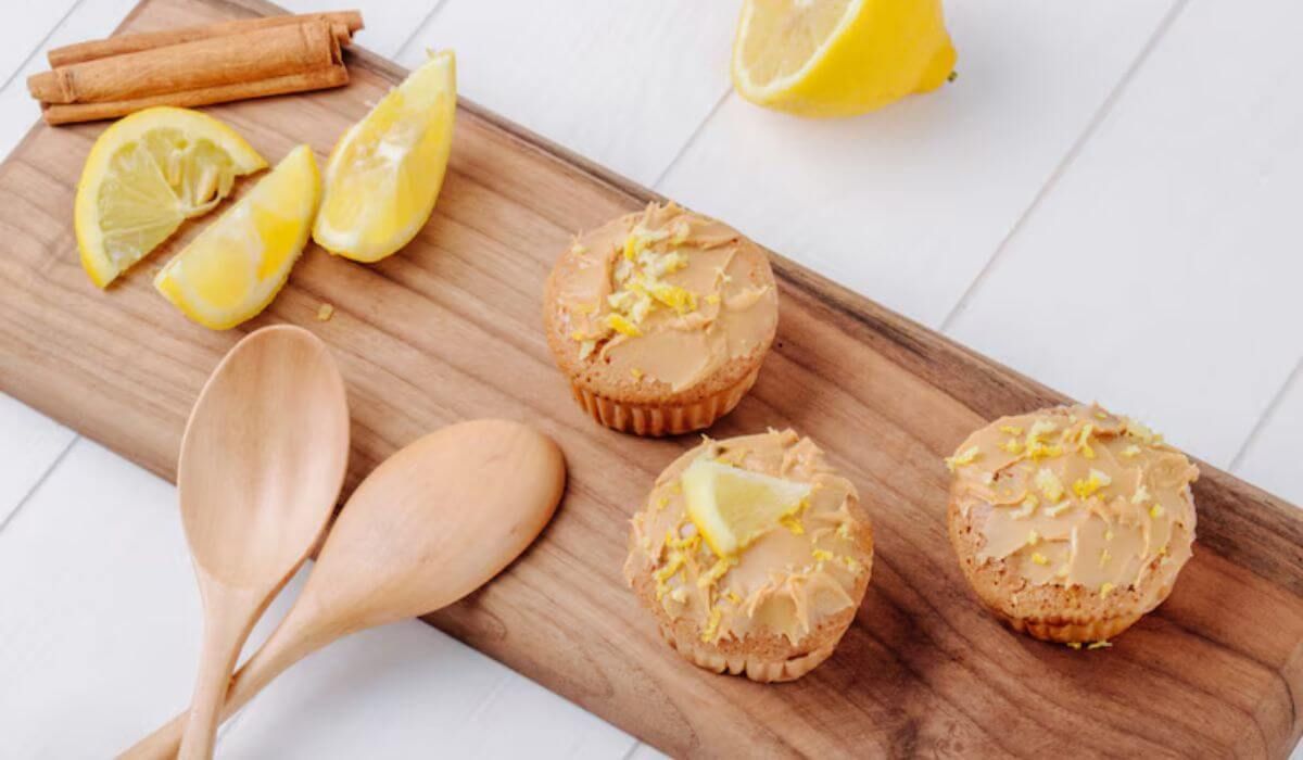 Lemon elderflower tartlets
