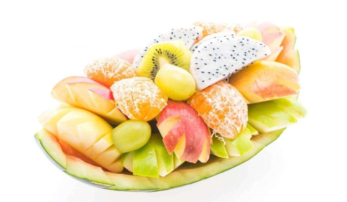 Traditional fresh fruit tray