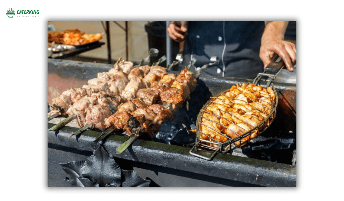 bbq catering spit roast large meat
