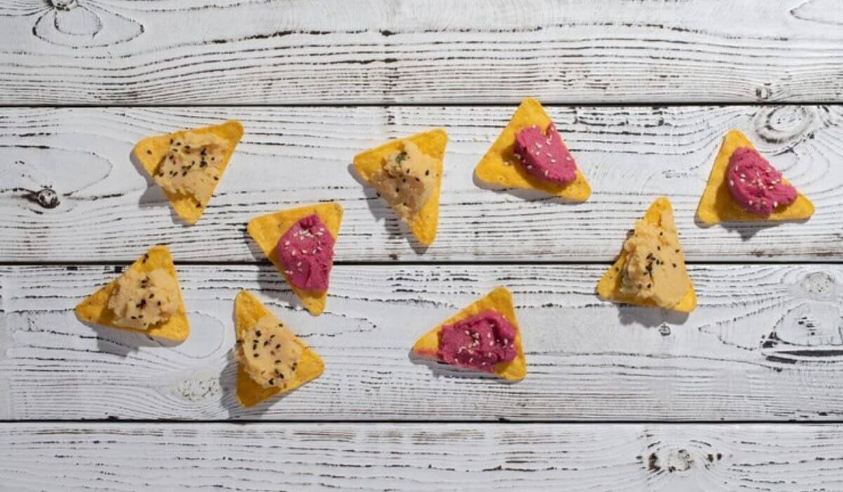 bite-size fairy bread triangles