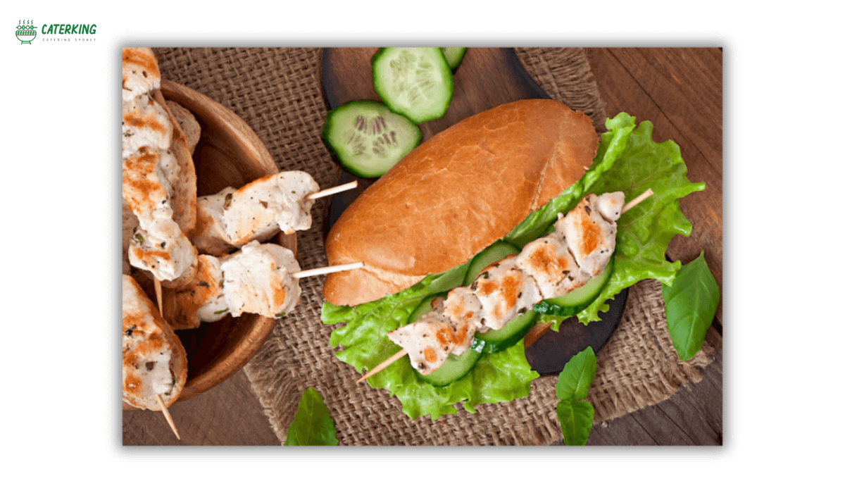 chicken salad finger sandwich
