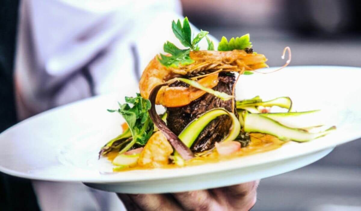 fine dining food styling