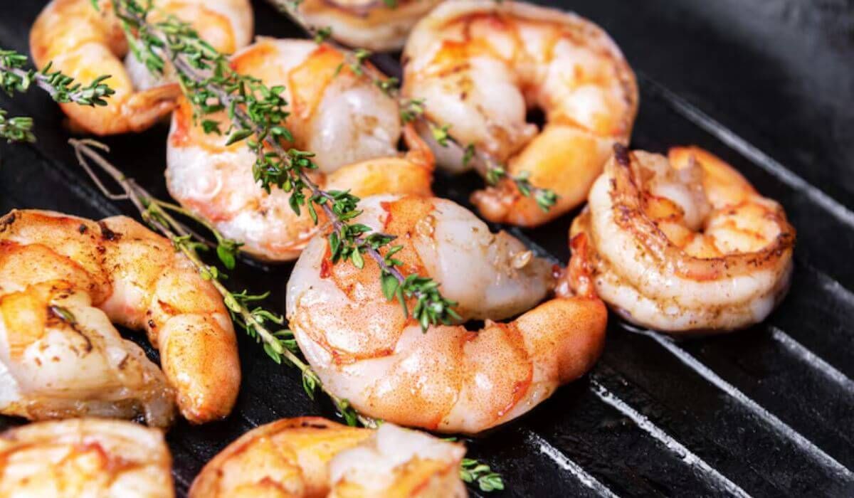 garlic butter prawns barbecue