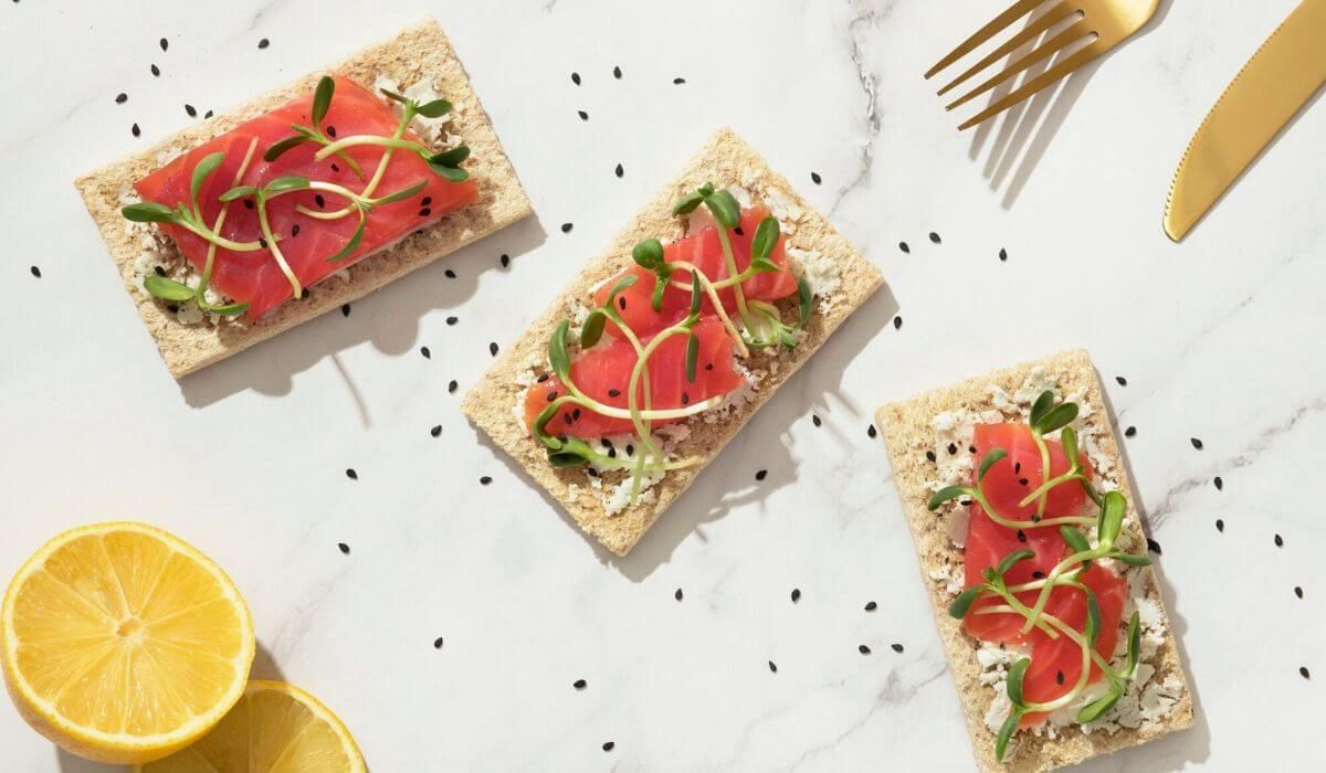 gluten-free canapés