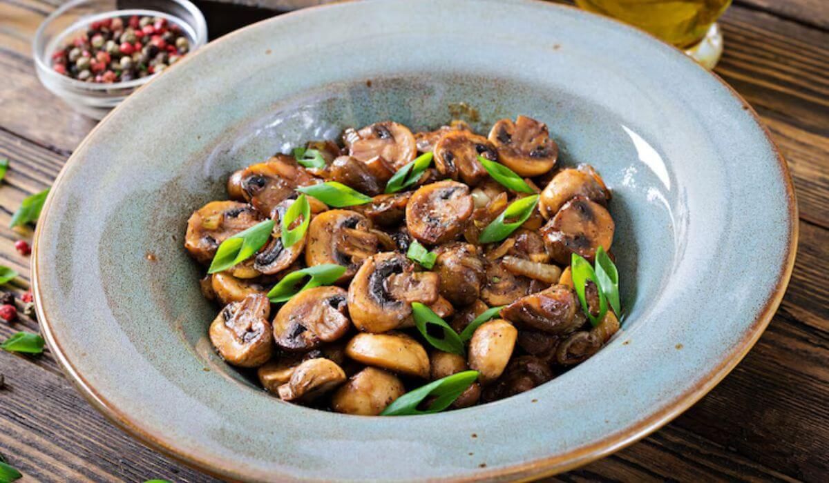 grilled mushroom steaks vegan