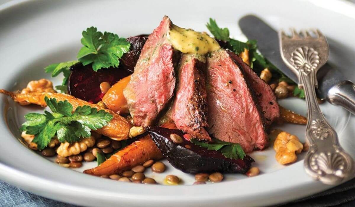 kangaroo meat dish