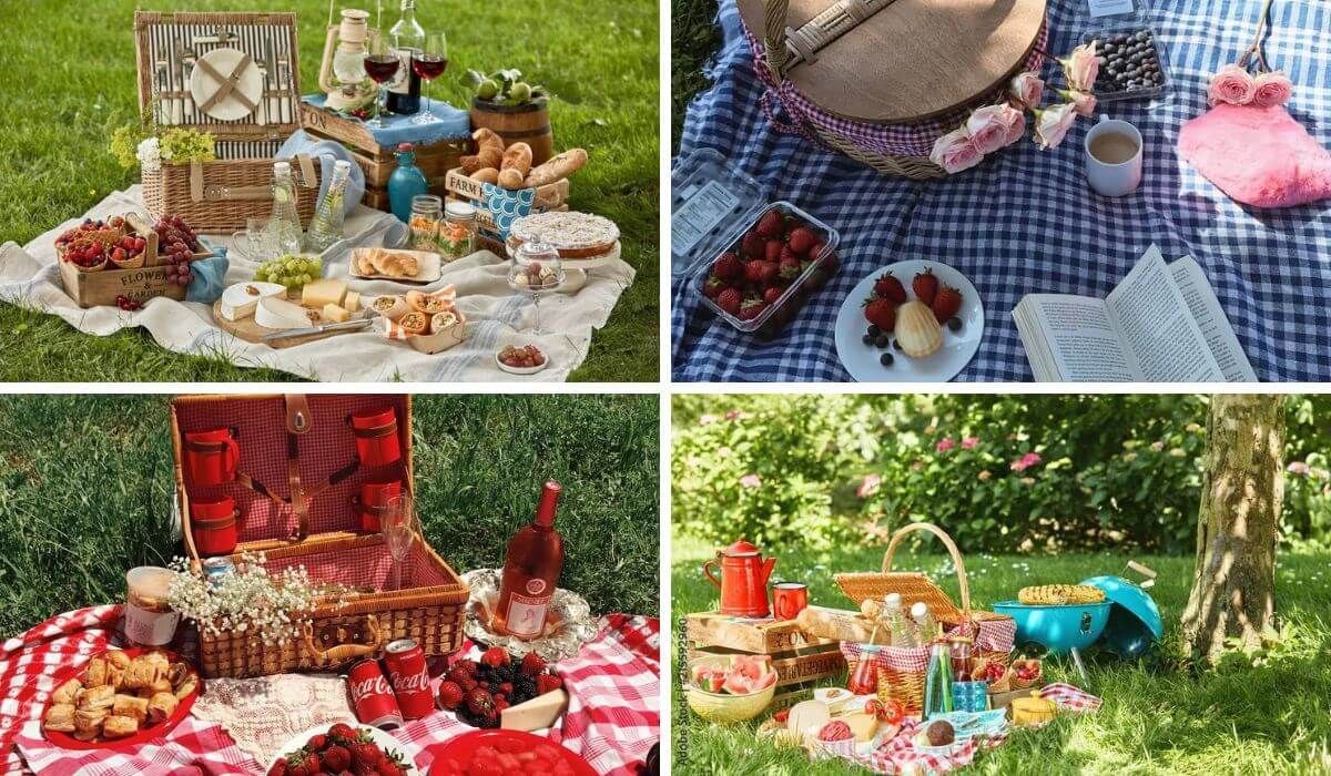 Location for a picnic hamper