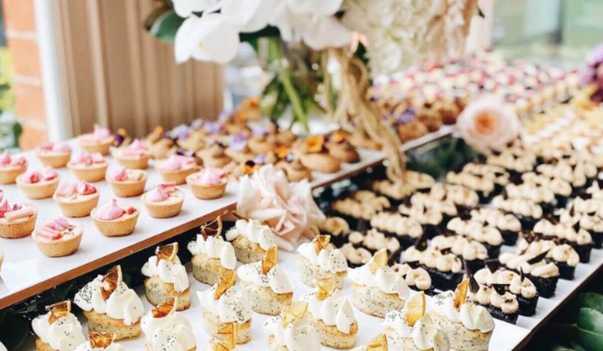 mini pies grazing table