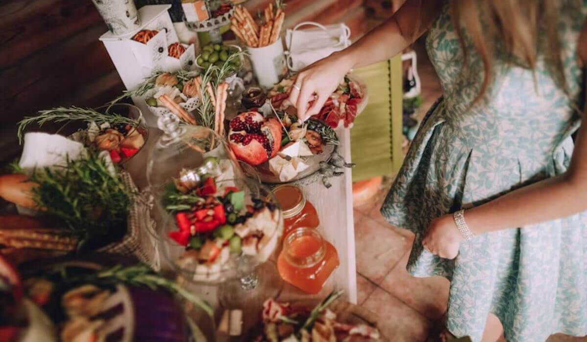 seasonal wedding food