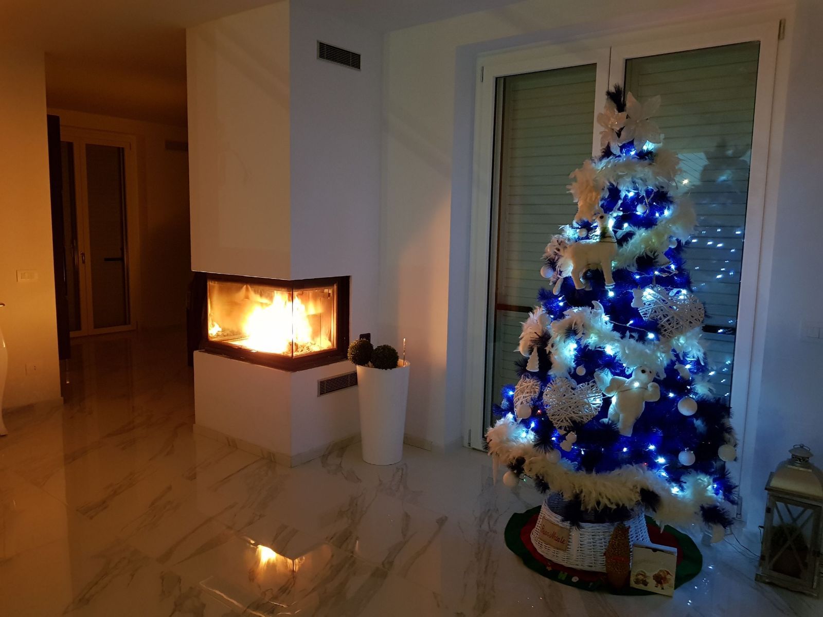 caminetto in salotto