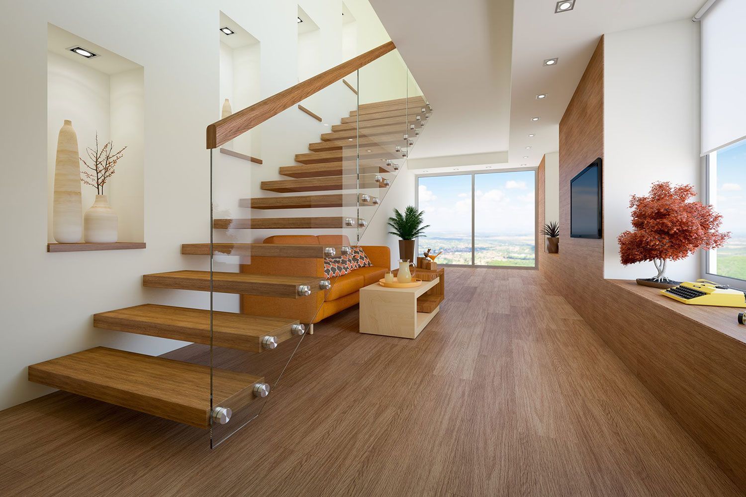 scala in legno da interno