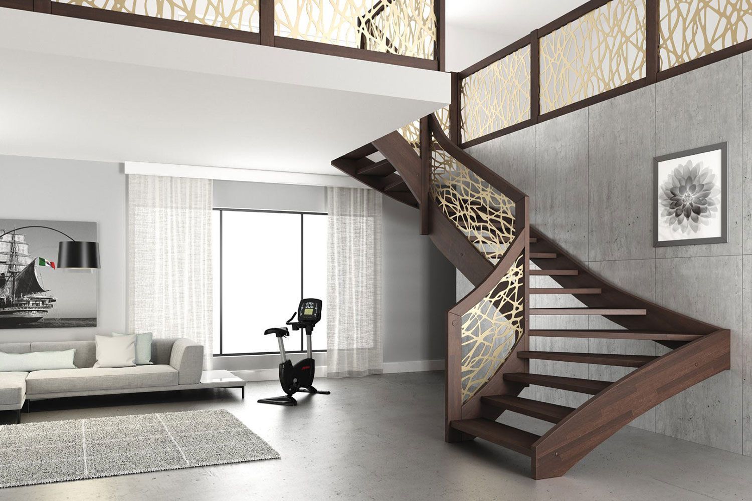 scala in legno da interno