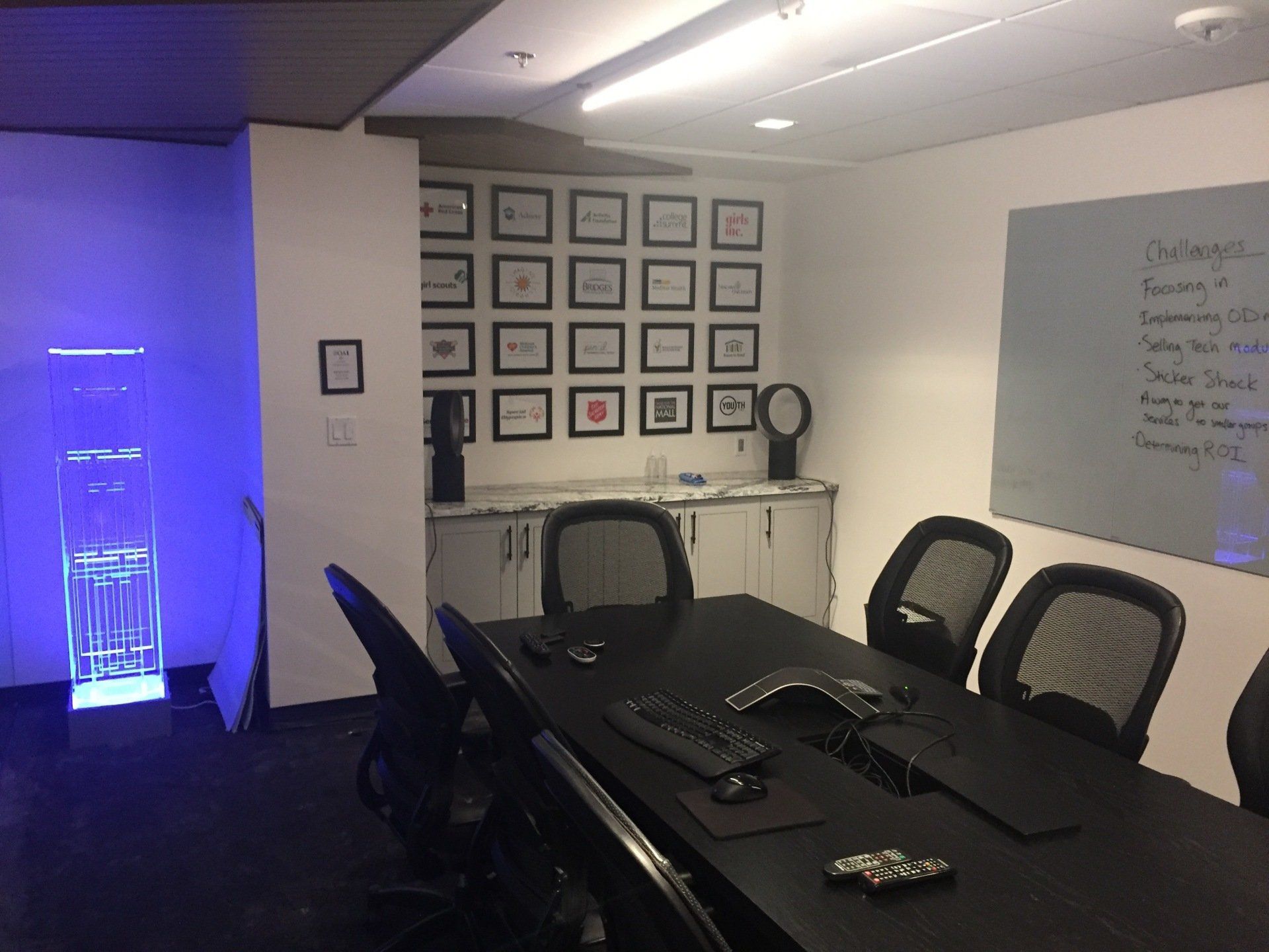 corporate art installation