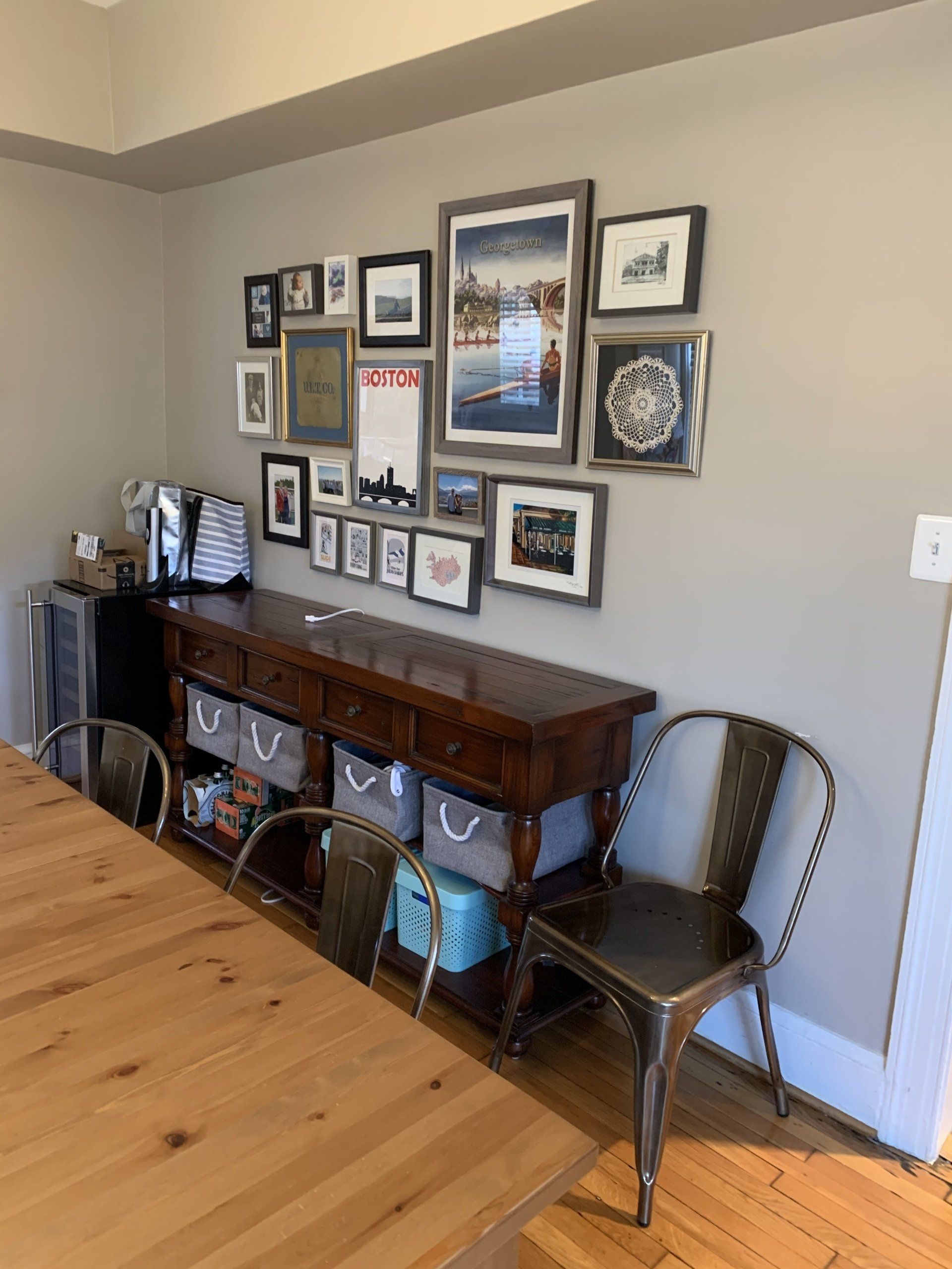 collage and groupings art installations