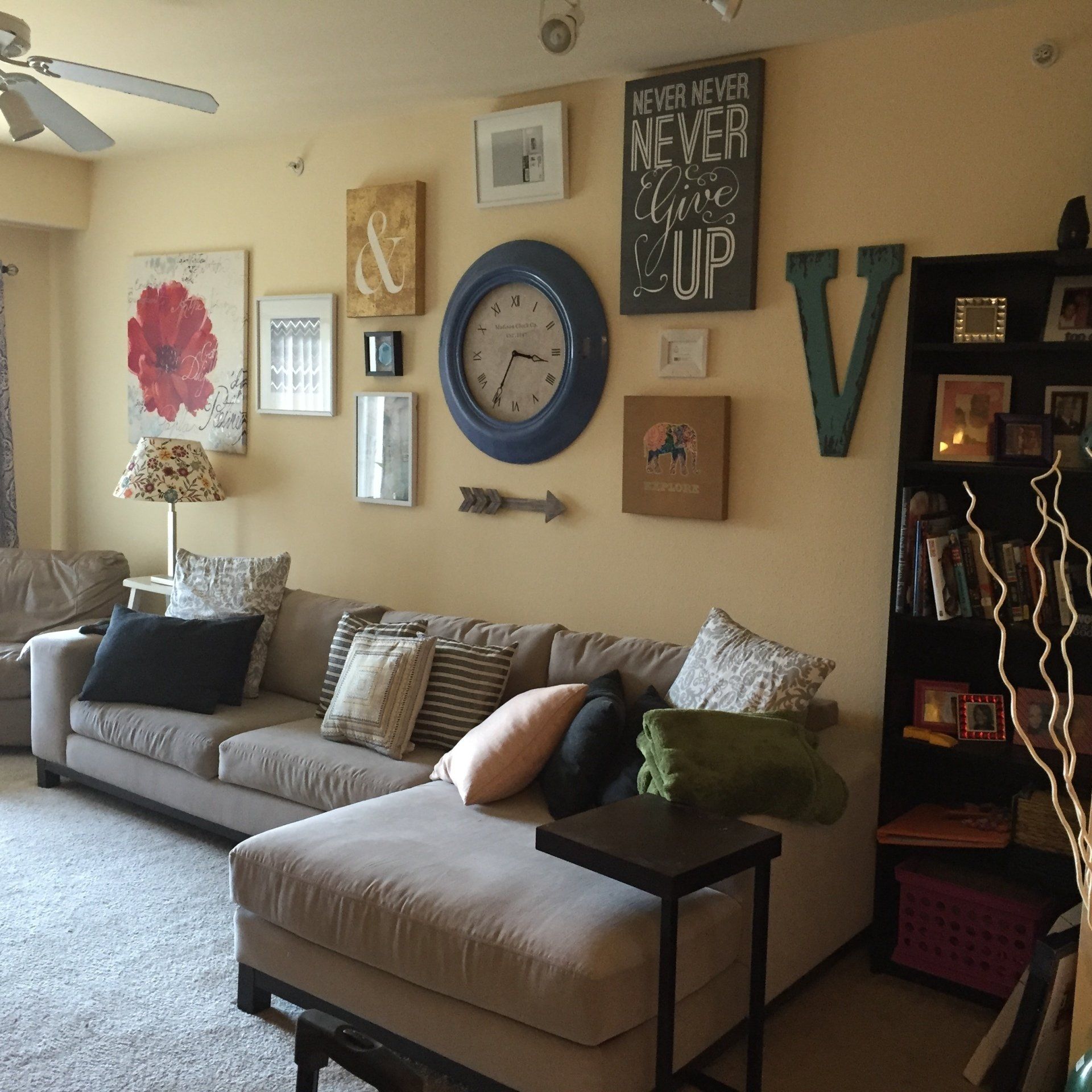 collage and groupings art installations