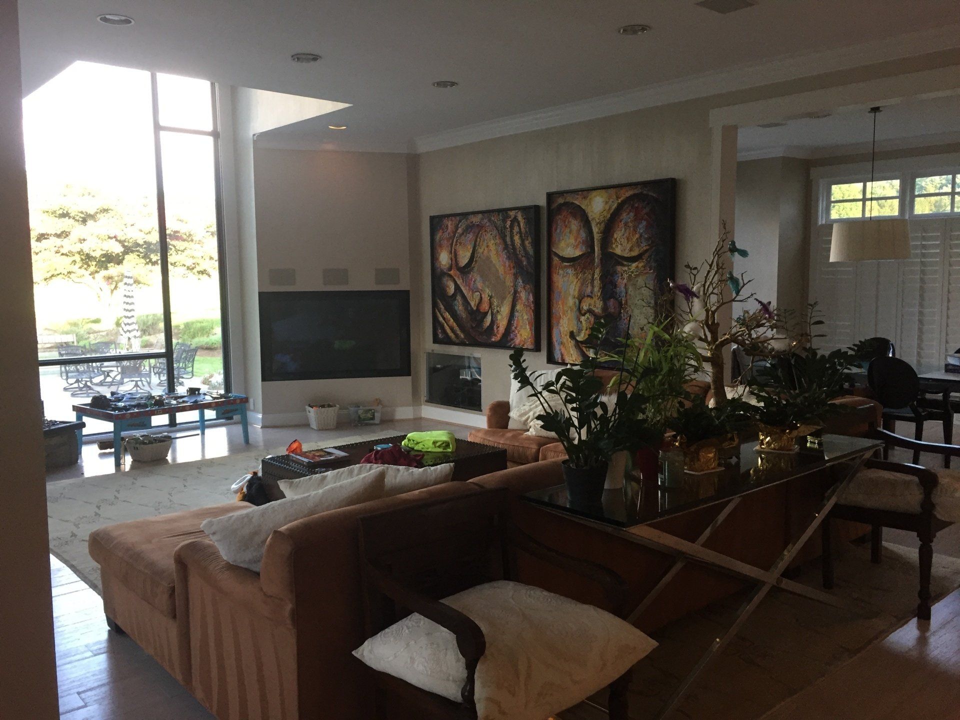 large scale installation of art