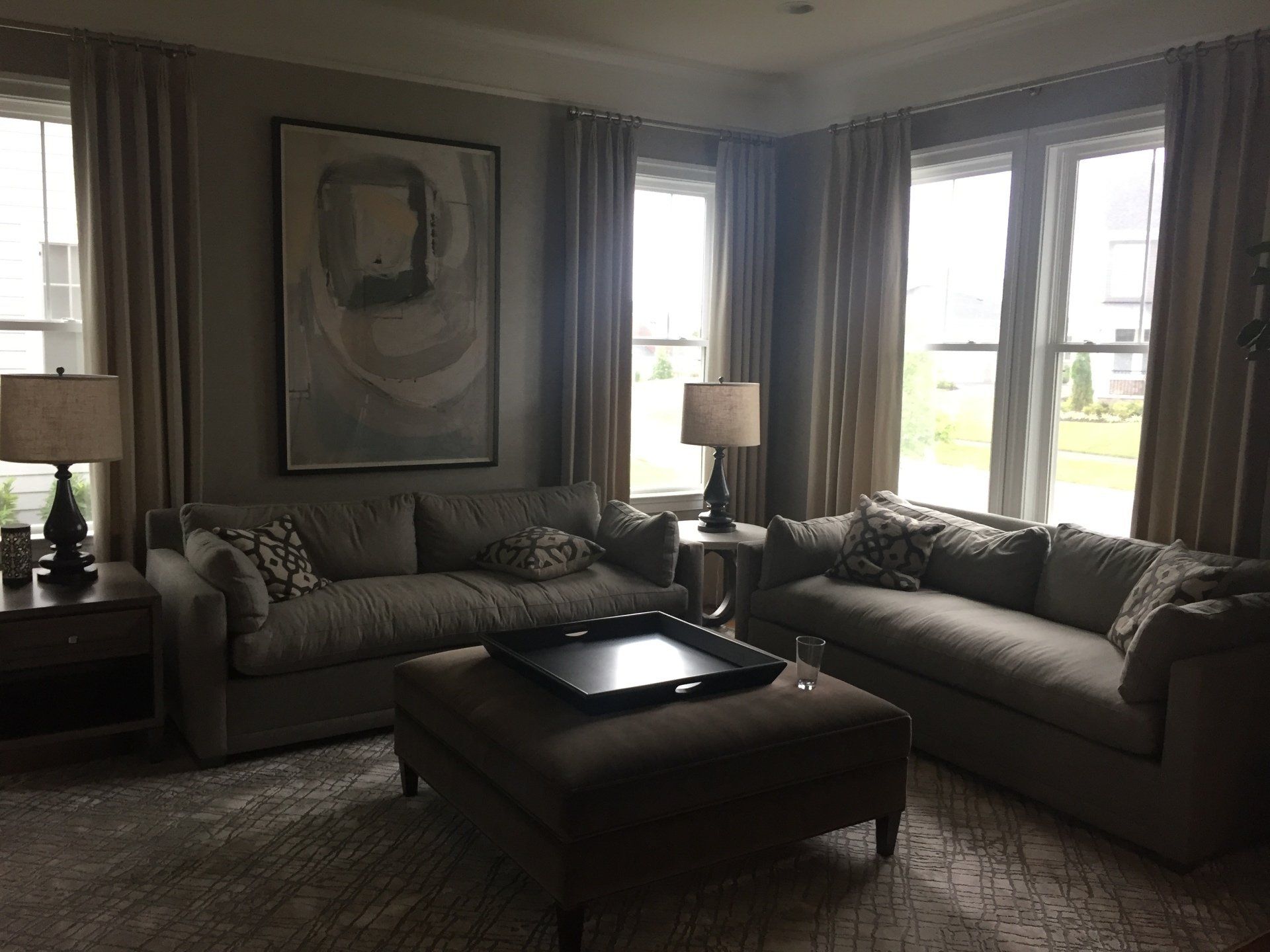 large scale installation of art