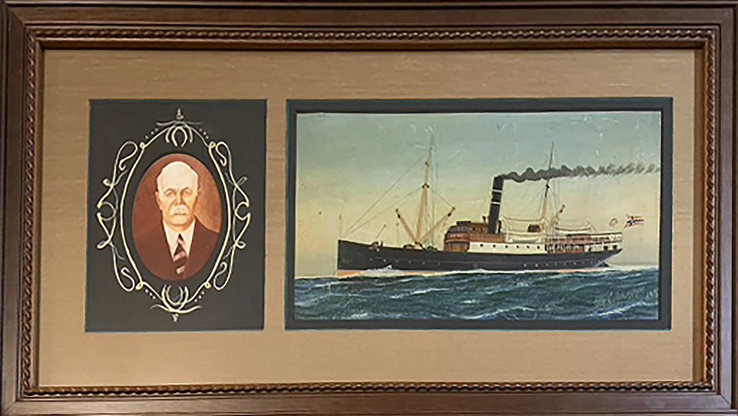 man & boat french mat frame job