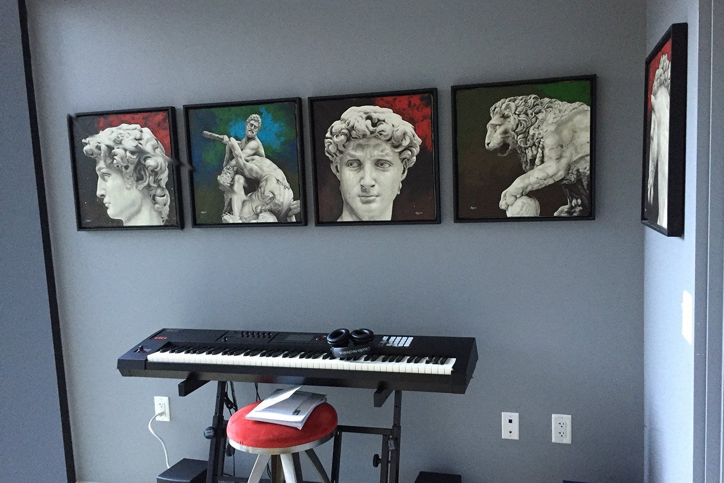 residential art installation