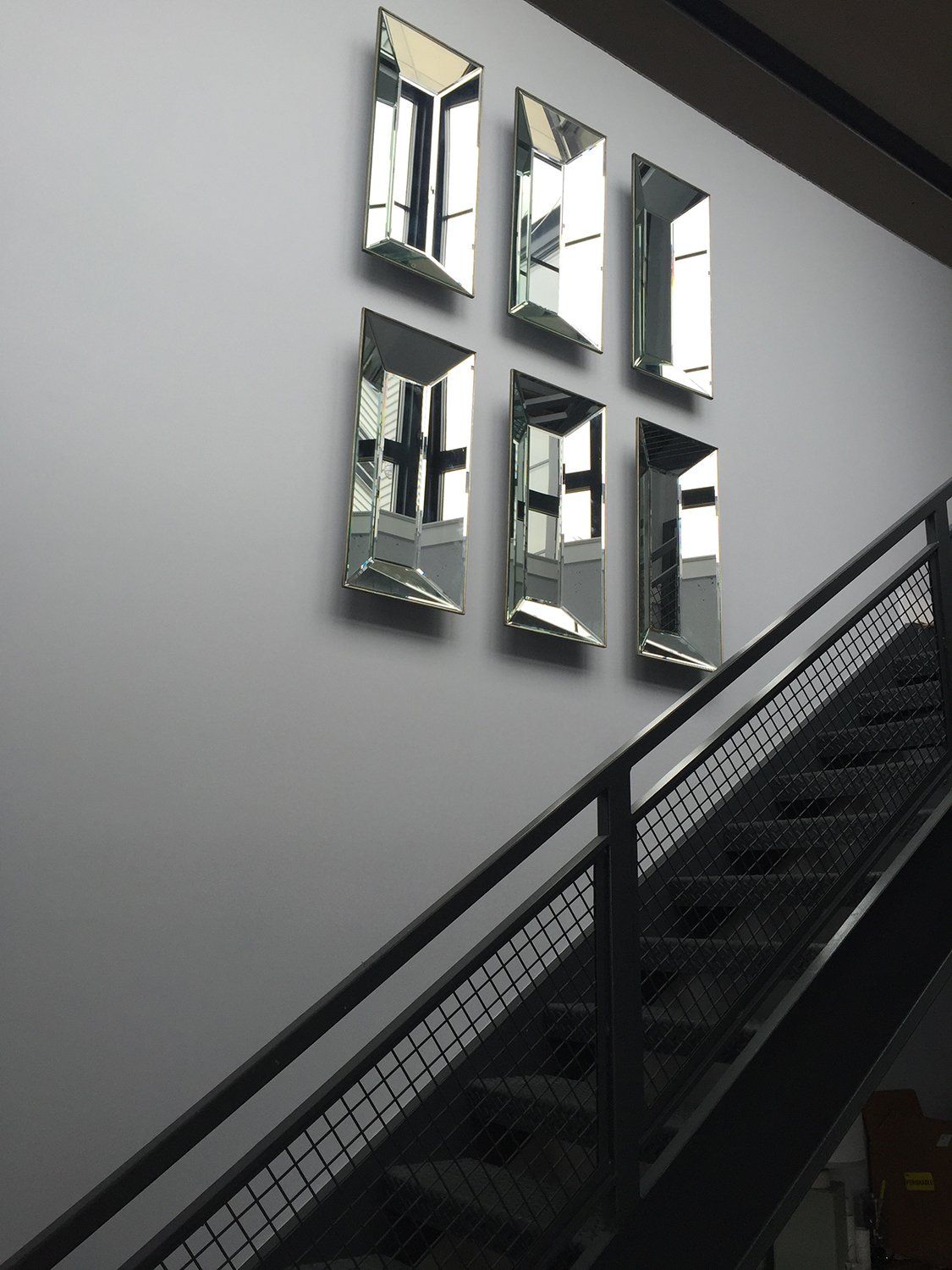 stairwell art installation