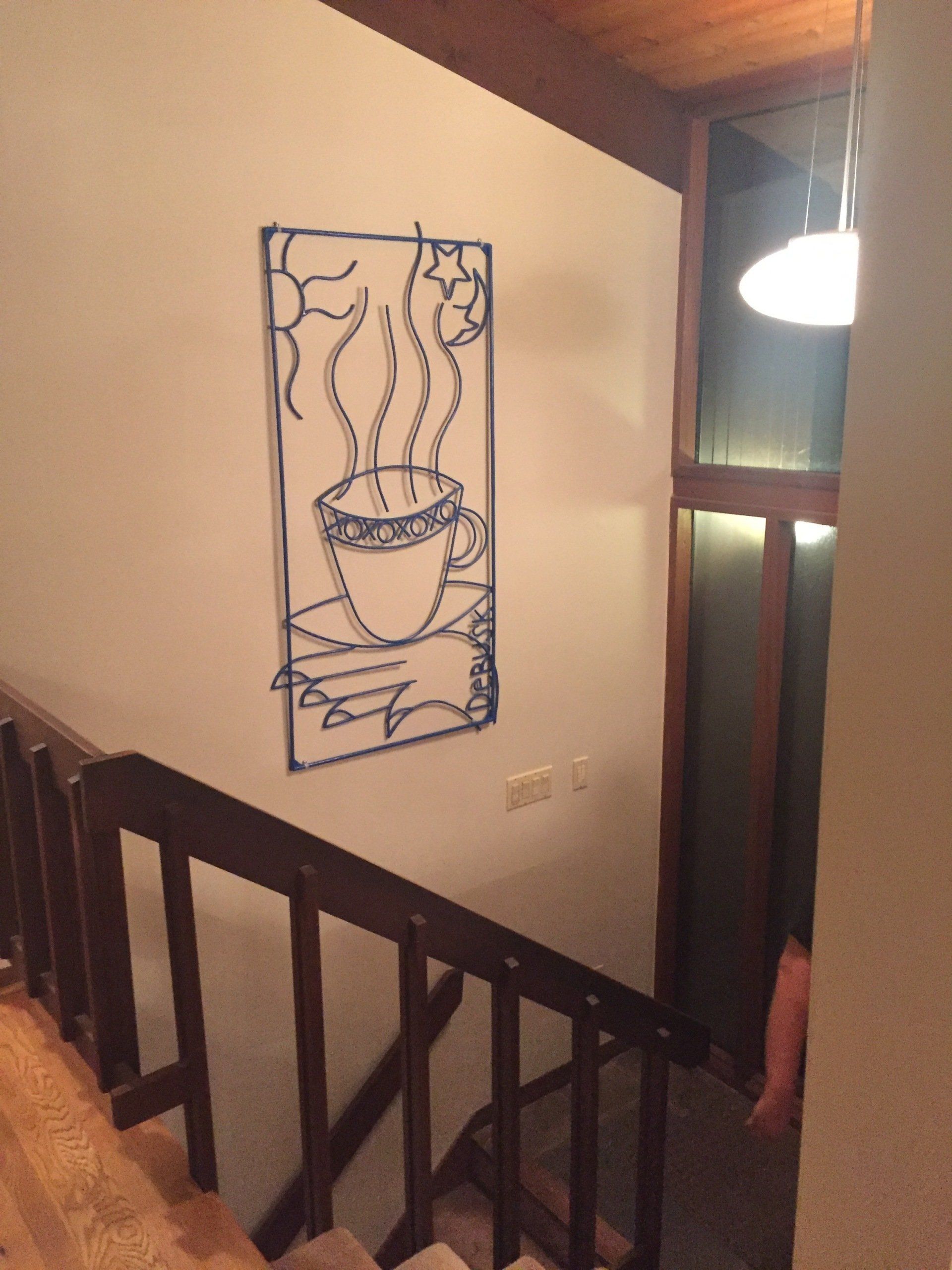 stairwell art installation