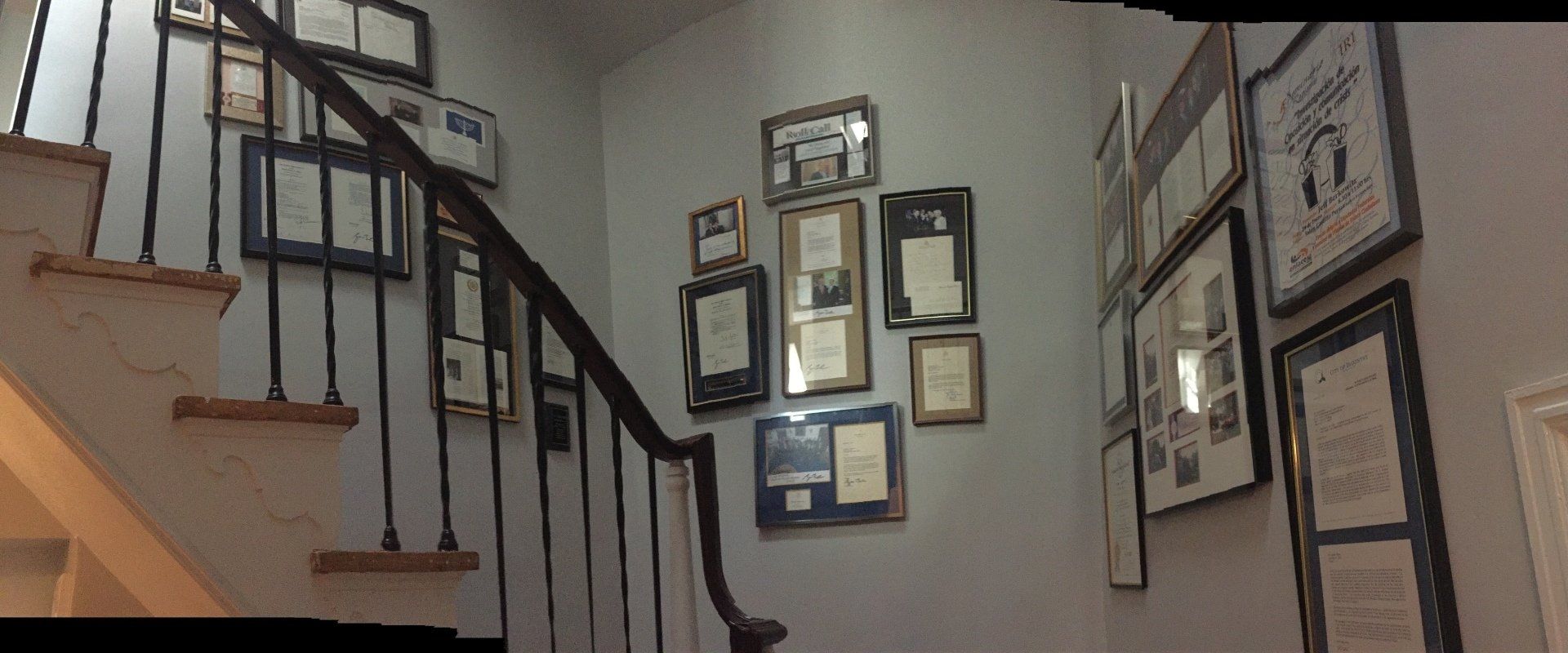 stairwell art installation