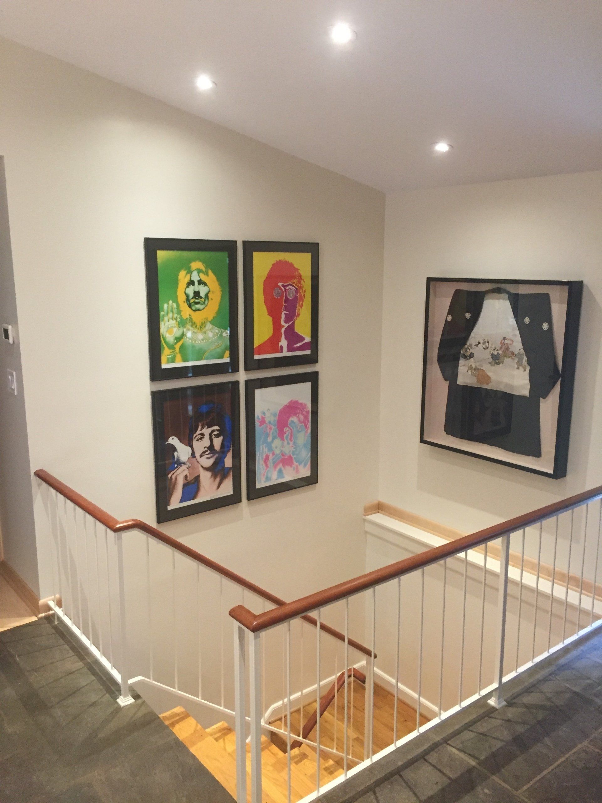 stairwell art installation