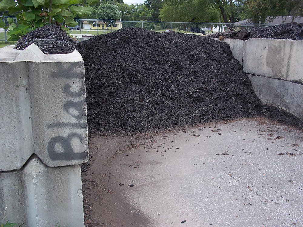 A pile of black dirt — Dowagiac, MI — Williams A-1 Expert Tree Service