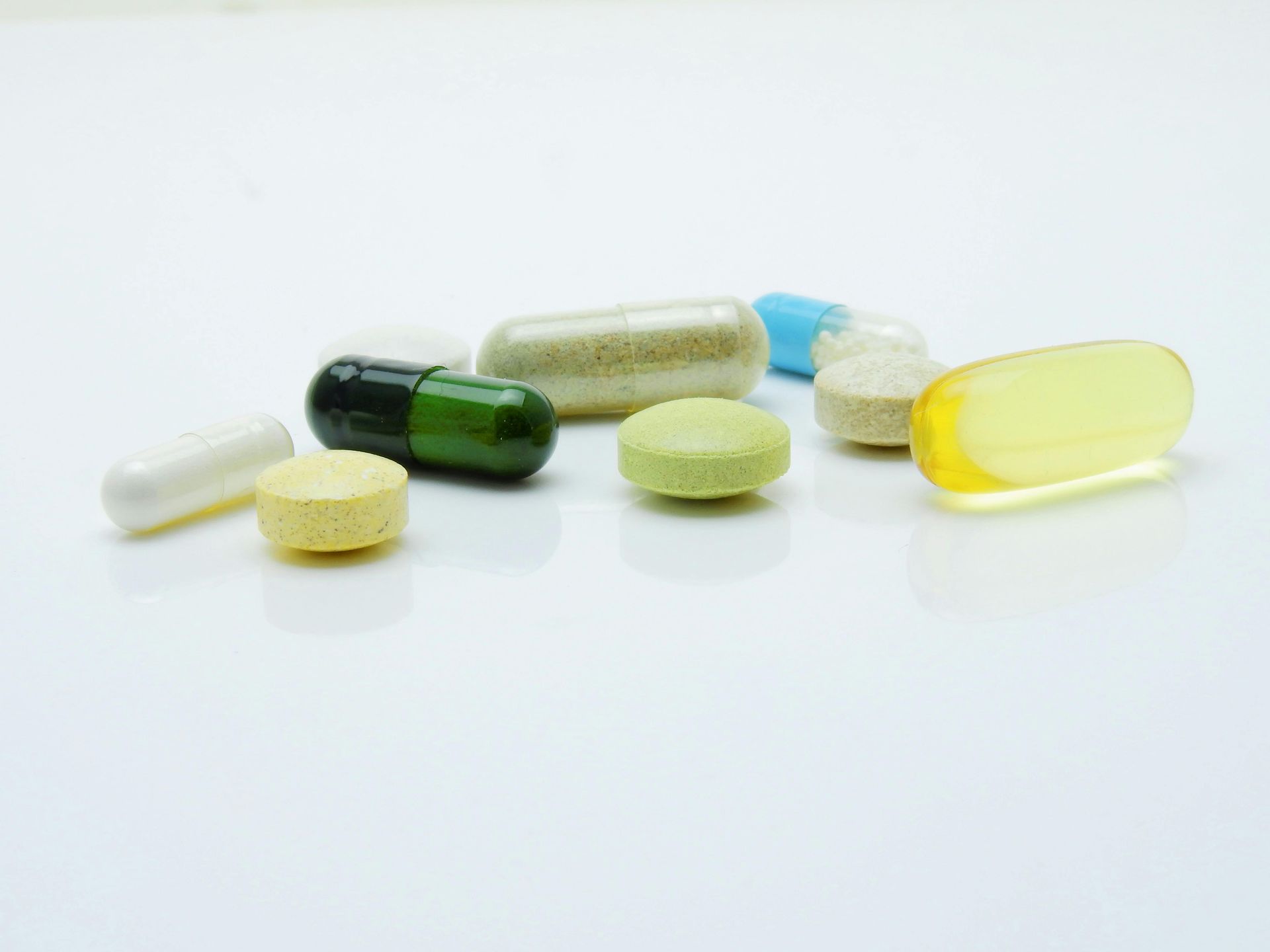 Image that features a variety of medication pills