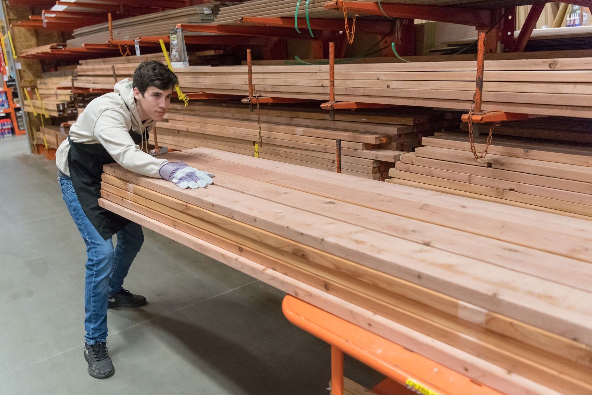 Mature Man Working at a Timber/lumber Warehouse | Brisbane, Qld | Virginia Building Supplies