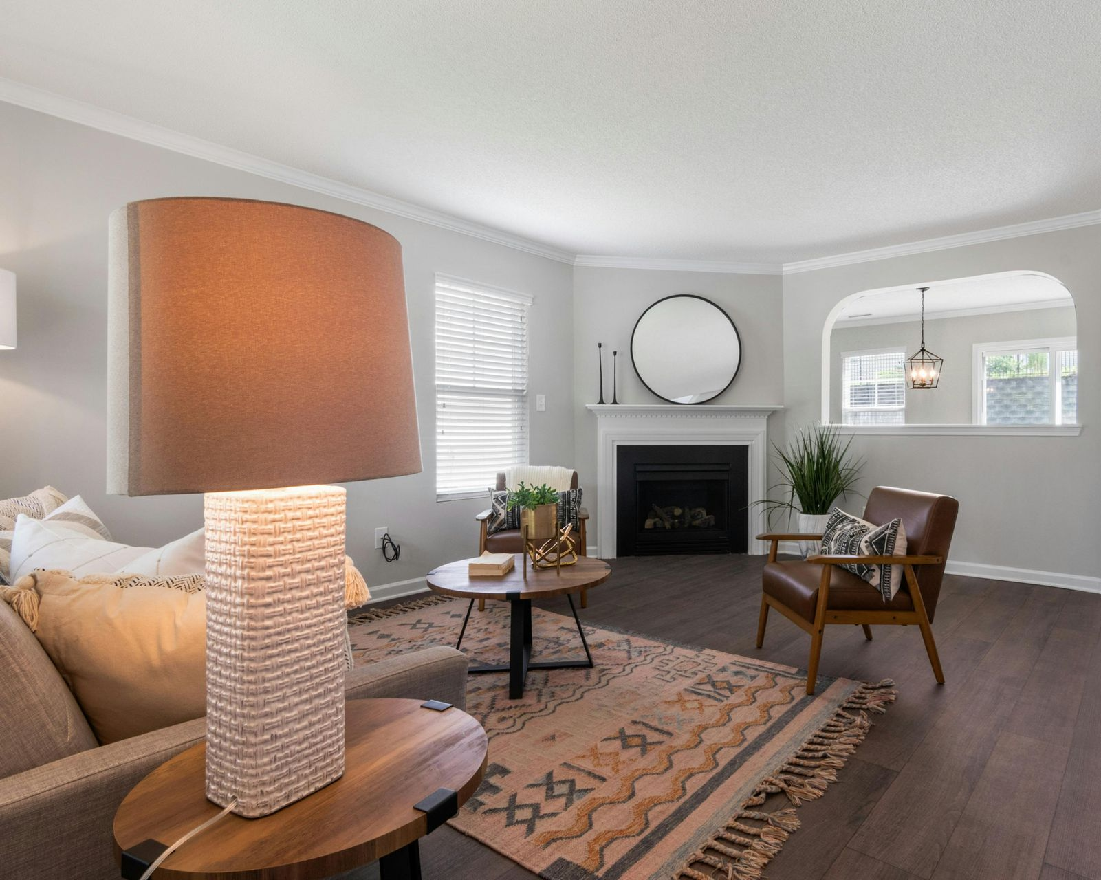 A man is working on a roof with a ladder.
