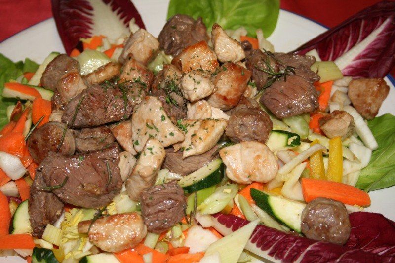 Grigliata con verdure