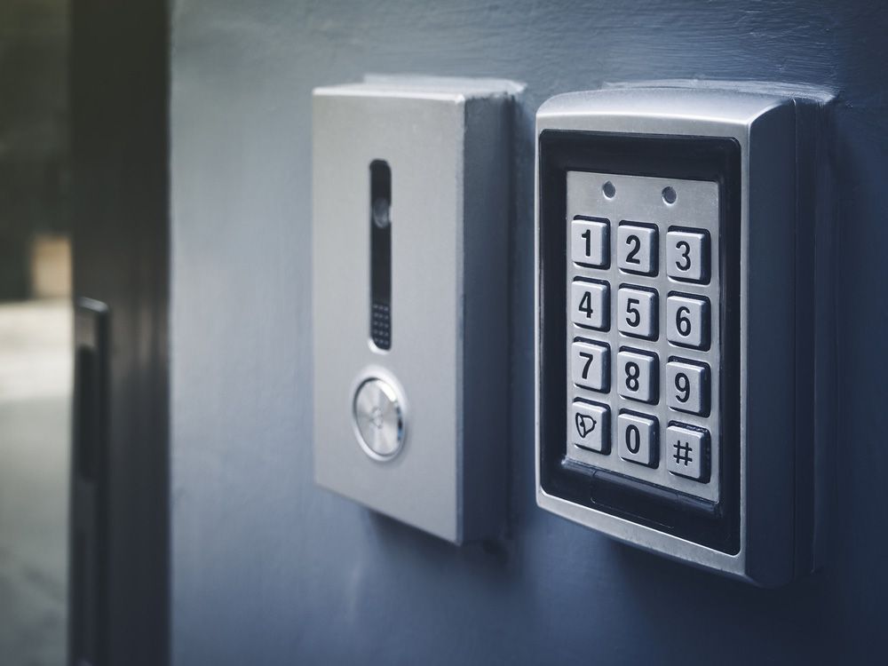 Keypad with the numbers 1 through 9 on it — Locksmith in Tweed Heads, NSW